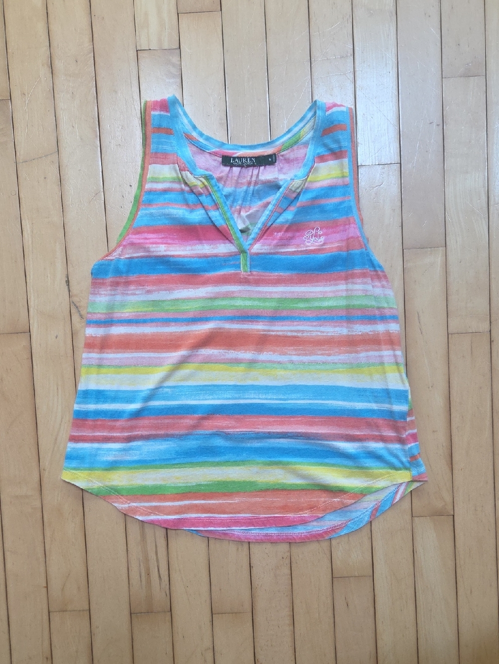 Multi-Color Striped Tank Top - Women's